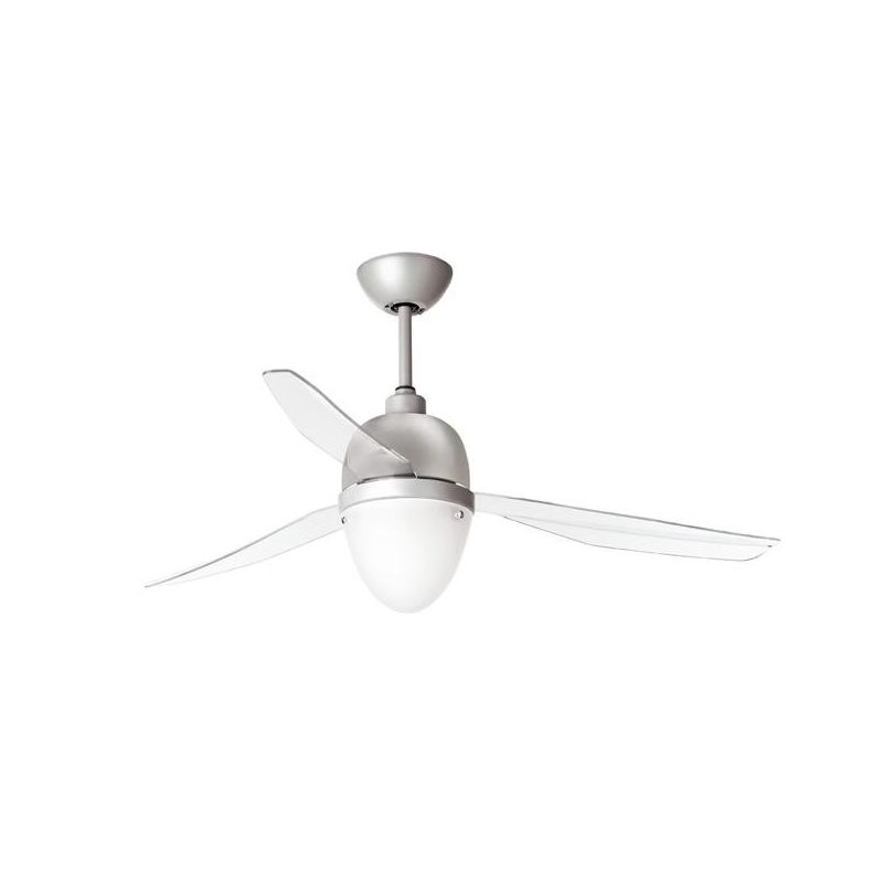 SWING METAL ECO CEILING FAN WHITE OR GRAY LAMP HOLDER E27 REMOTE CONTROL INCLUDED