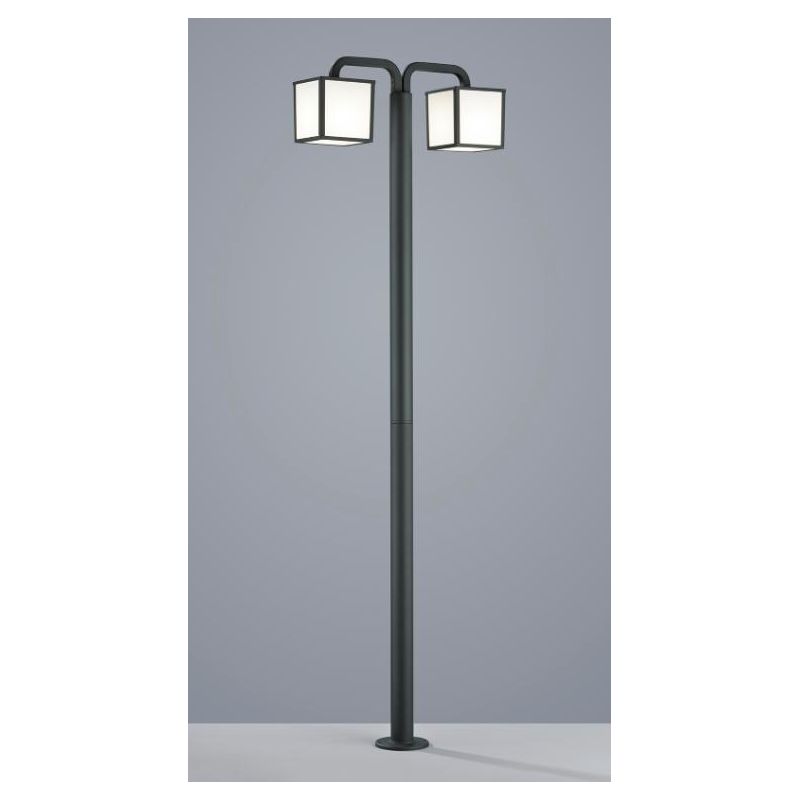 CUBANGO OUTDOOR CUBE LAMP IP54 2 MODERN ANTHRACITE LIGHTS WITH DIFFUSED LIGHT