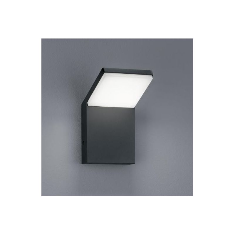PEARL MODERN SQUARE OUTDOOR WALL LAMP IP54 ANTHRACITE LED 9W