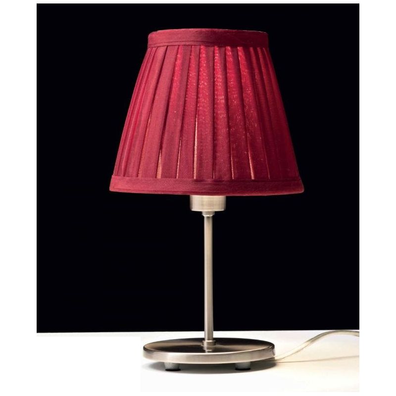 ABAT-JOUR PLISSE WITH FABRIC SHADE IN THREE COLORS BY ILLUMINANDO