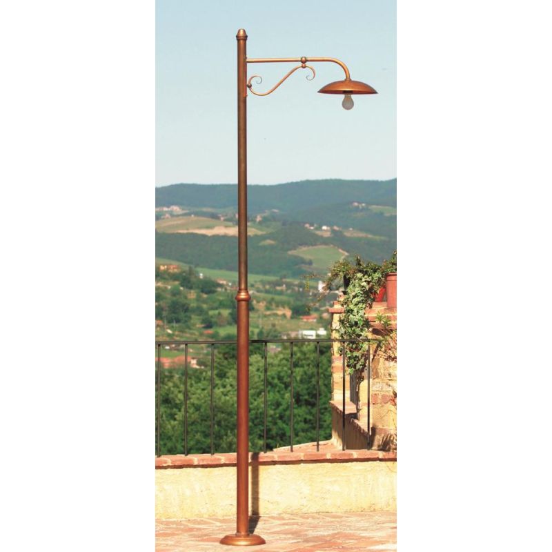 DREA OUTDOOR LAMP IN NATURAL BRASS OR PAINTED CORTEN OR ANTHRACITE