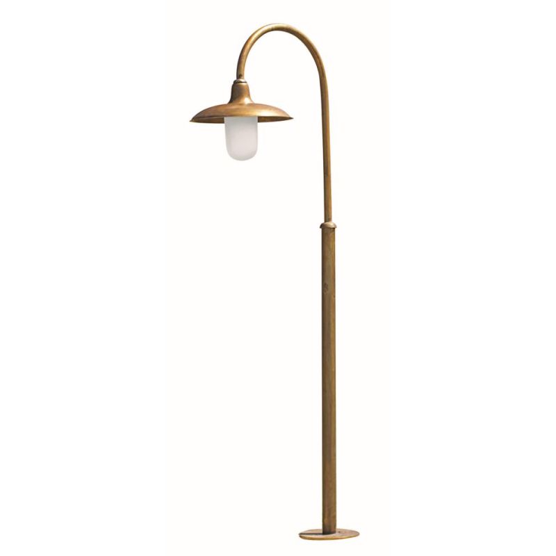 ERA POLE H 105 OUTDOOR IN NATURAL BRASS OR PAINTED WITH ANTHRACITE OR CORTEN