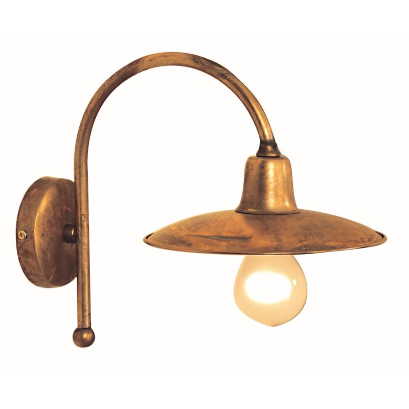 TEO AC20 APPLIQUE IN NATURAL BRASS OR PAINTED IN ANTHRACITE OR RUST