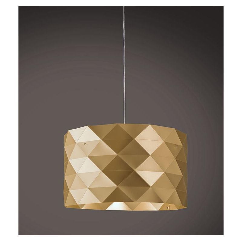 PRISMA D40 SUSPENSION CHANDELIER IN POLILUX WITH PYRAMID 5 COLORS OF THE ZERO LINE