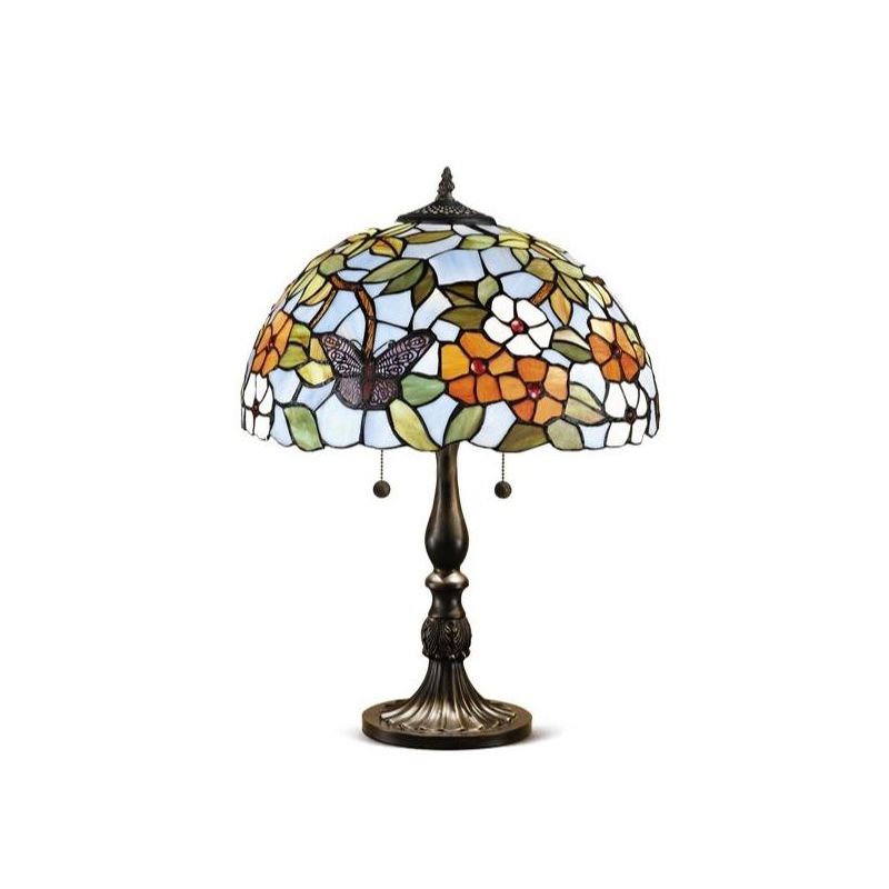 B610-T998 TIFFANY GLASS TABLE LAMP