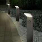 Poles and LED outdoor floor lamps